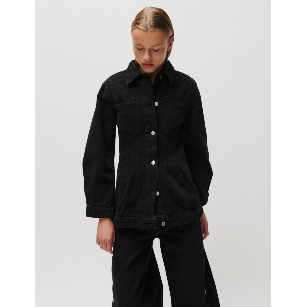 2NDDAY Billa Denim Skjorte - Black Denim