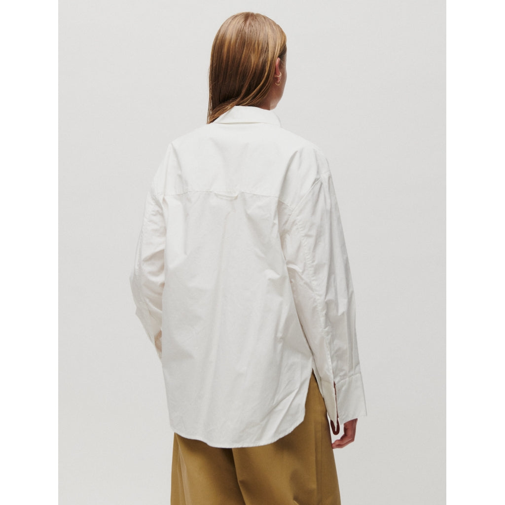 2NDDAY Rordas Crispy Poplin Skjorte - Brilliant White