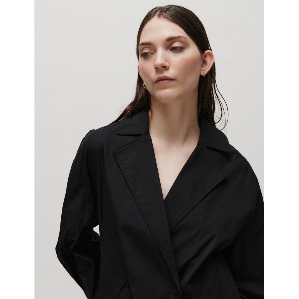2NDDAY Fern Crispy Poplin Skjorte - Black