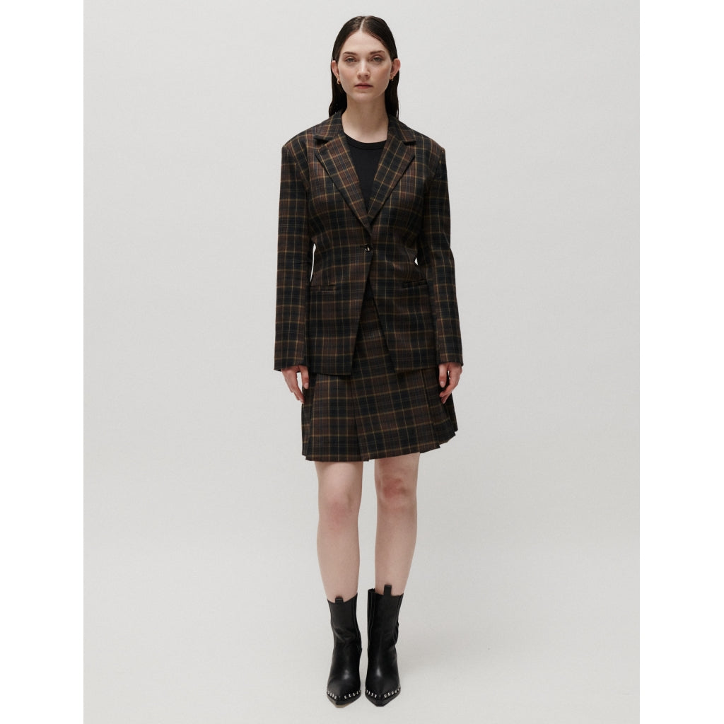 2NDDAY Maeva Modern Checks Blazer - Java Check