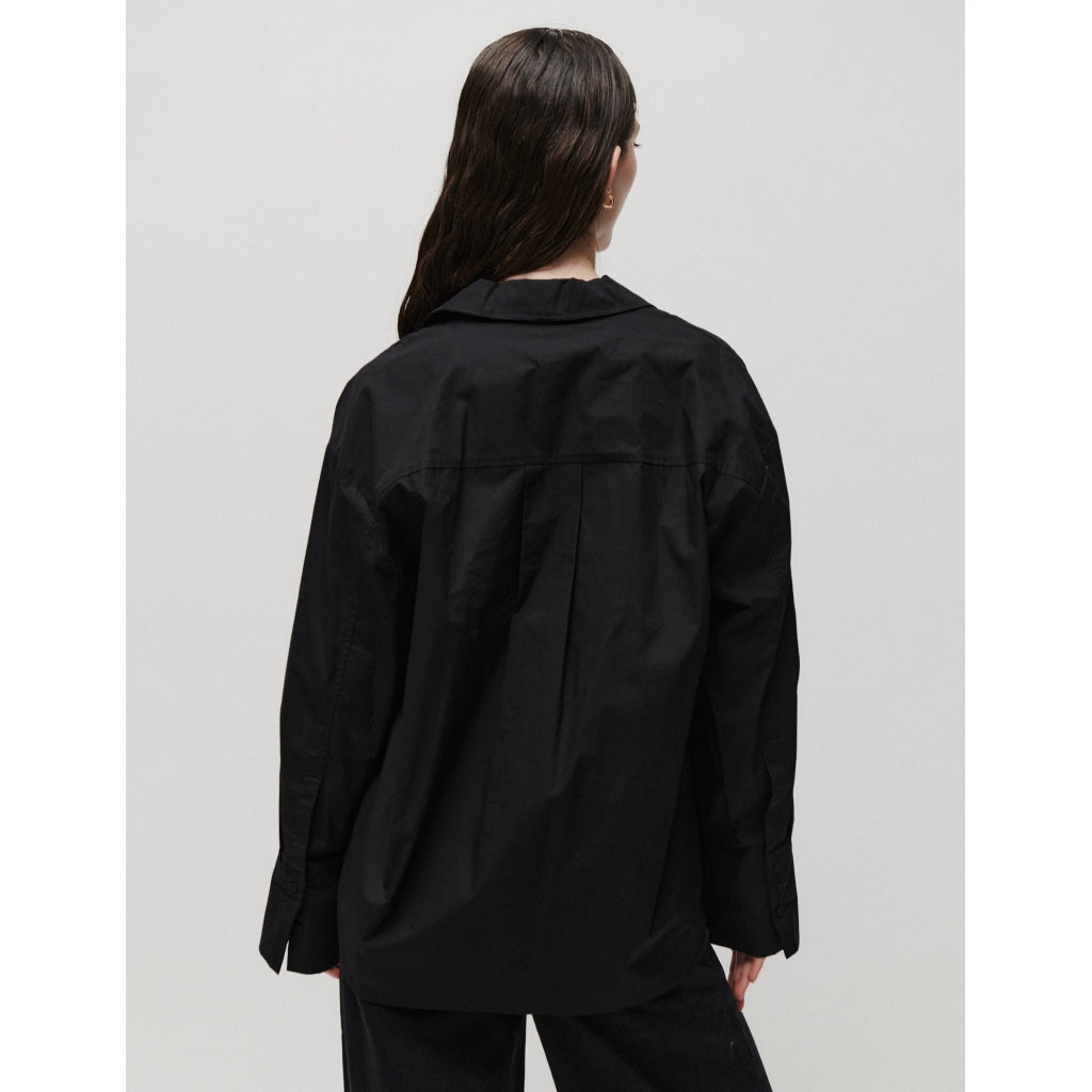 2NDDAY Fern Crispy Poplin Skjorte - Black