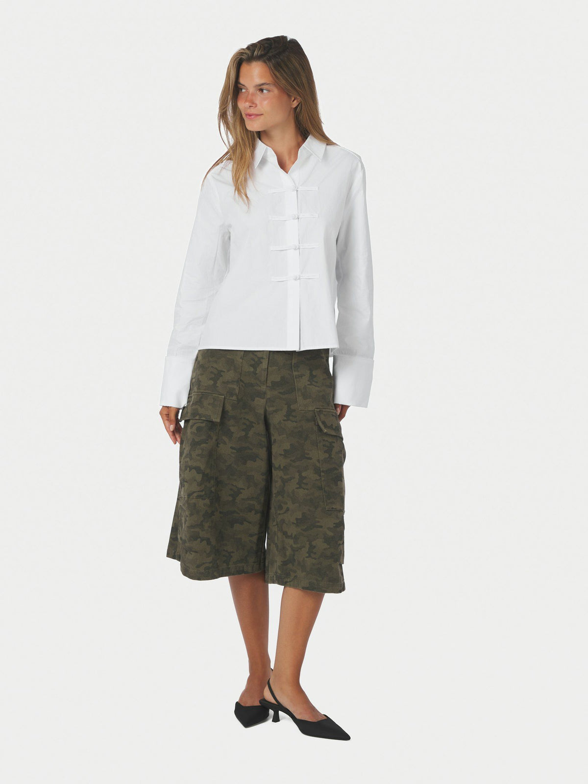 Neo Noir Islana Camou Shorts - Camou