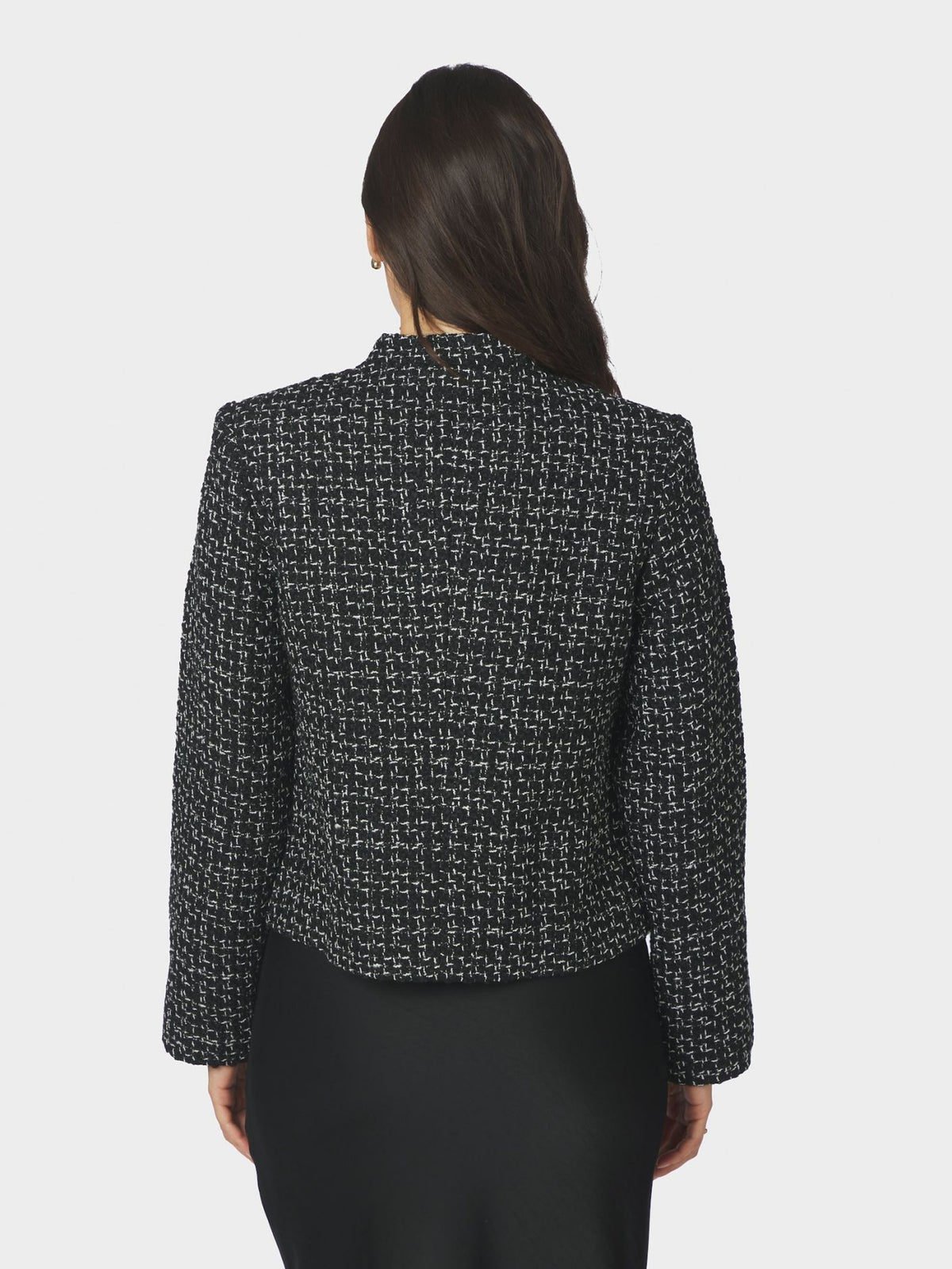 Neo Noir Denisa Boucle Jakke - Black