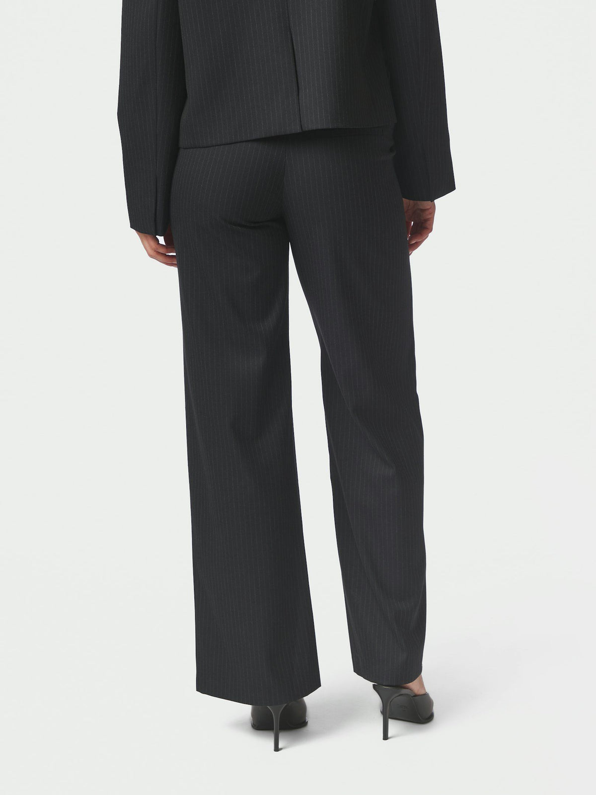 Neo Noir Nathalie Slim Pinstripe Bukser - Dark Navy
