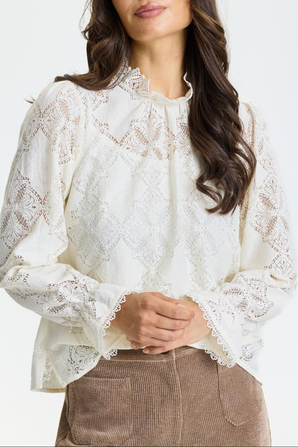 In Front Ariella Bluse - Off White