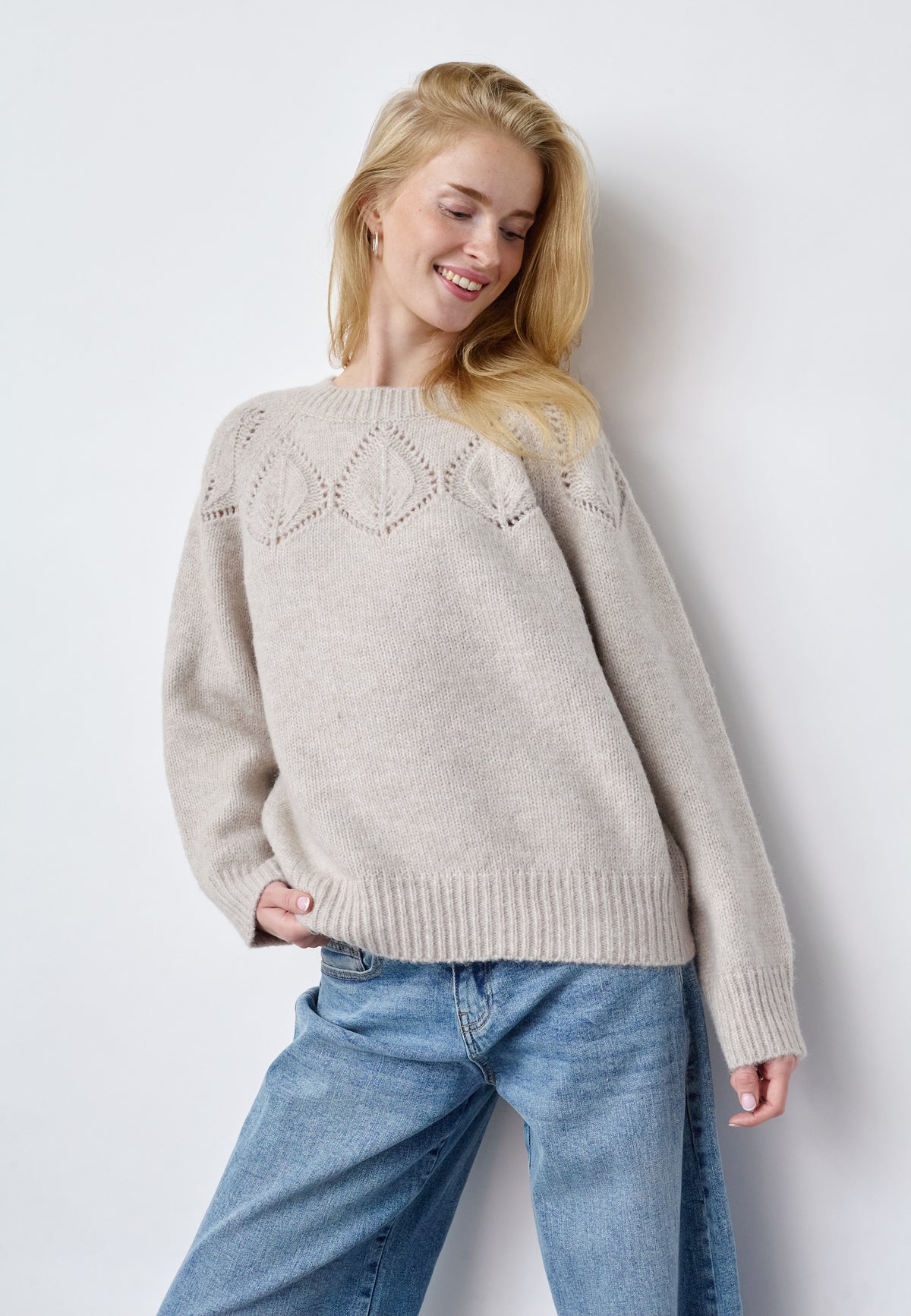 Sisters Point Lani-Pu Strik - Beige Melange