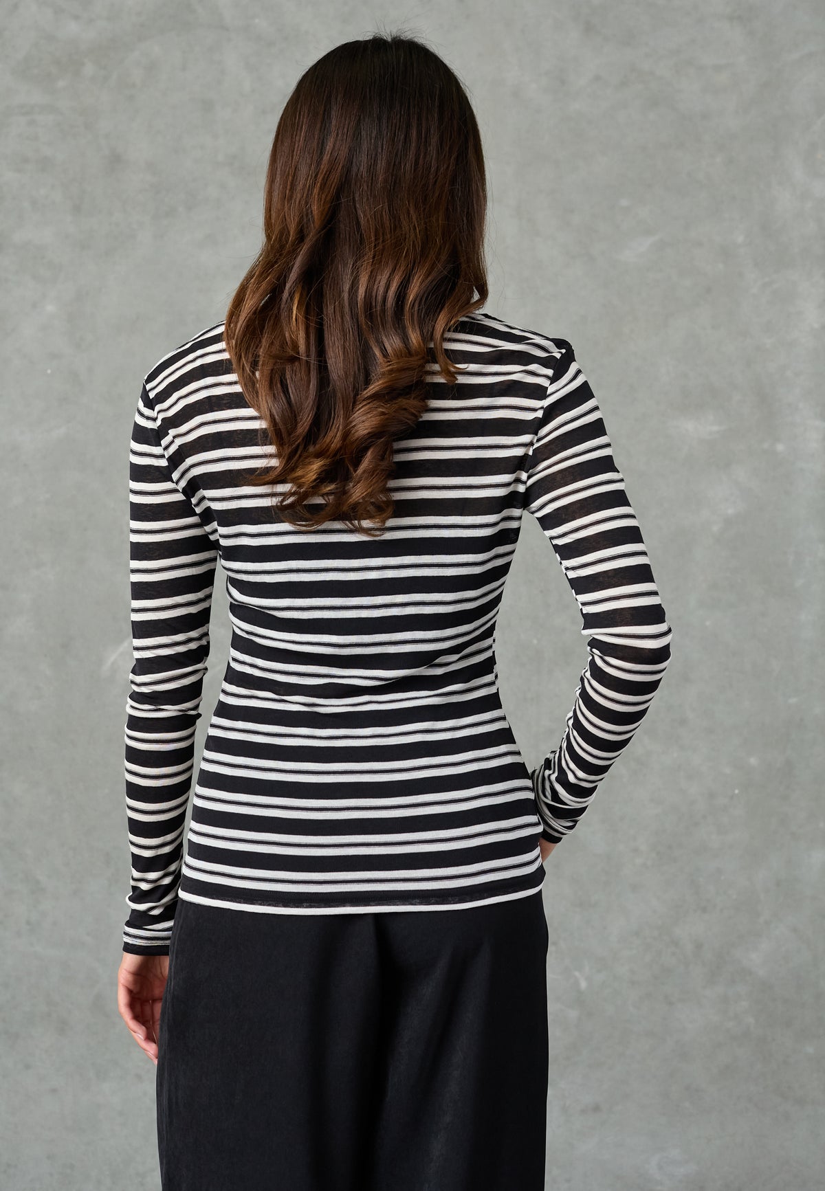 Love & Divine Love1625 Langærmet T-shirt - Black Stripes