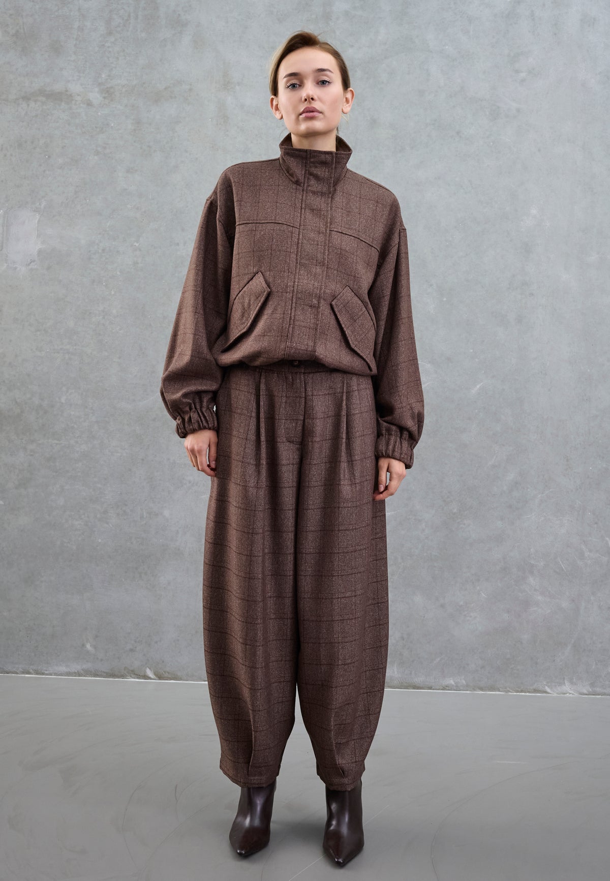 Love & Divine Love1617-1 Jakke - Brown Check