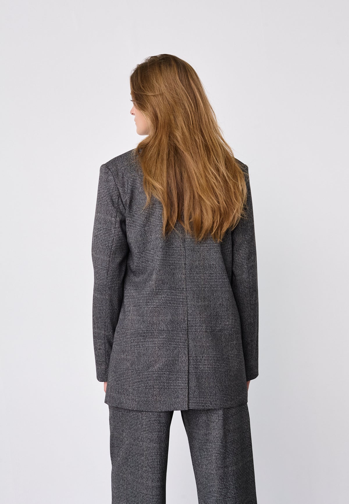 Sisters Point Viksa-BL1 Blazer - Grey Check