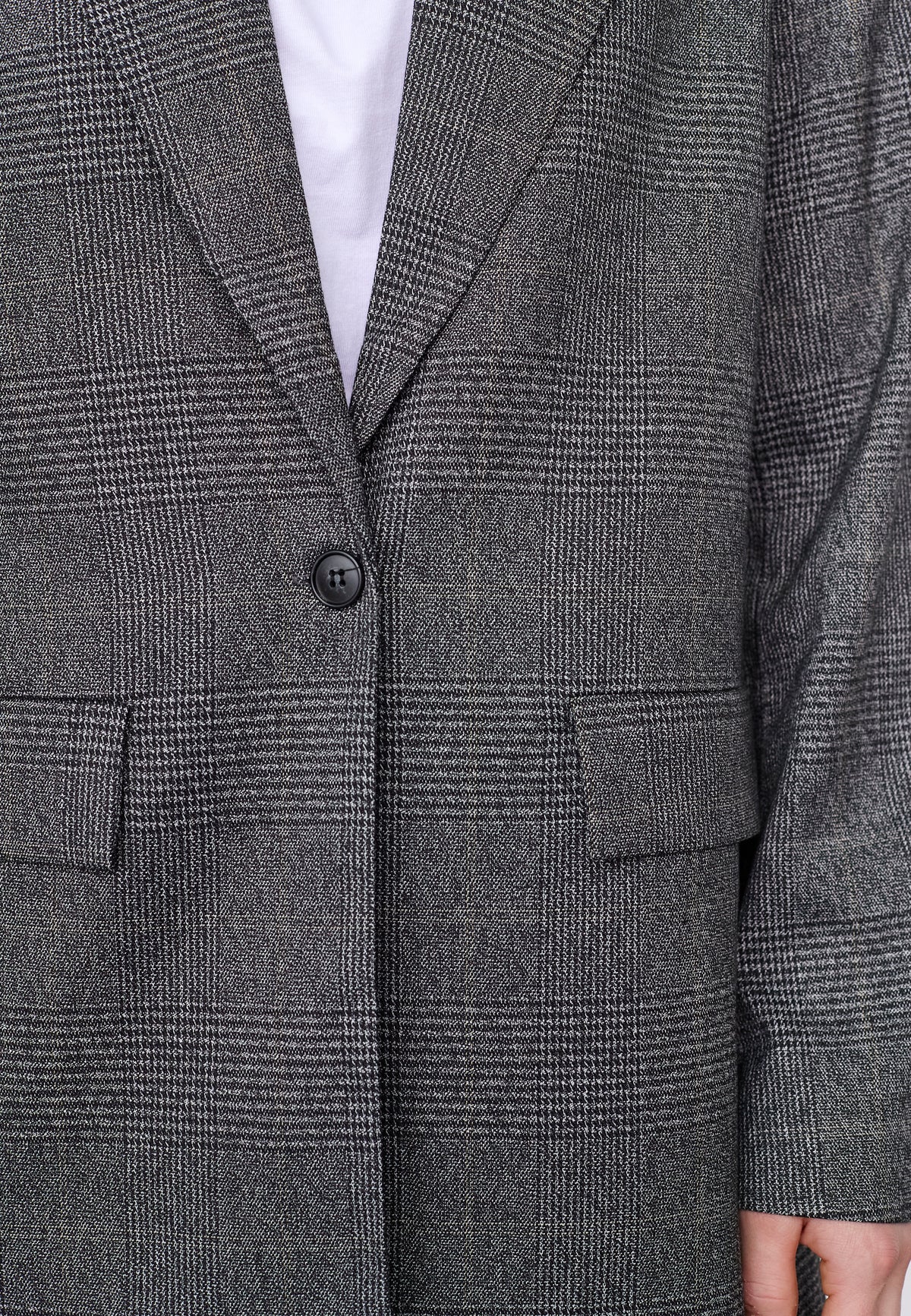 Sisters Point Viksa-BL1 Blazer - Grey Check