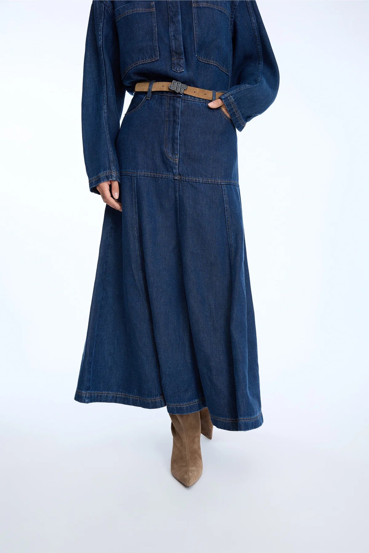 Munthe Tuxya Nederdel - Indigo