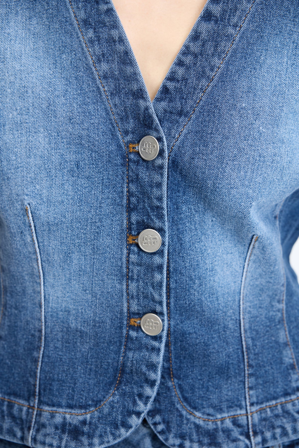 Munthe Cassia Denimbluse - Blue