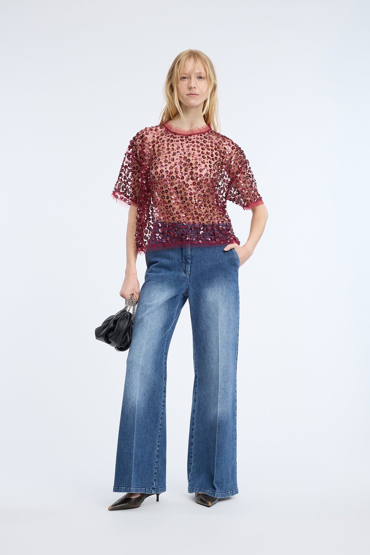 Munthe Caralee Bluse - Bordeaux
