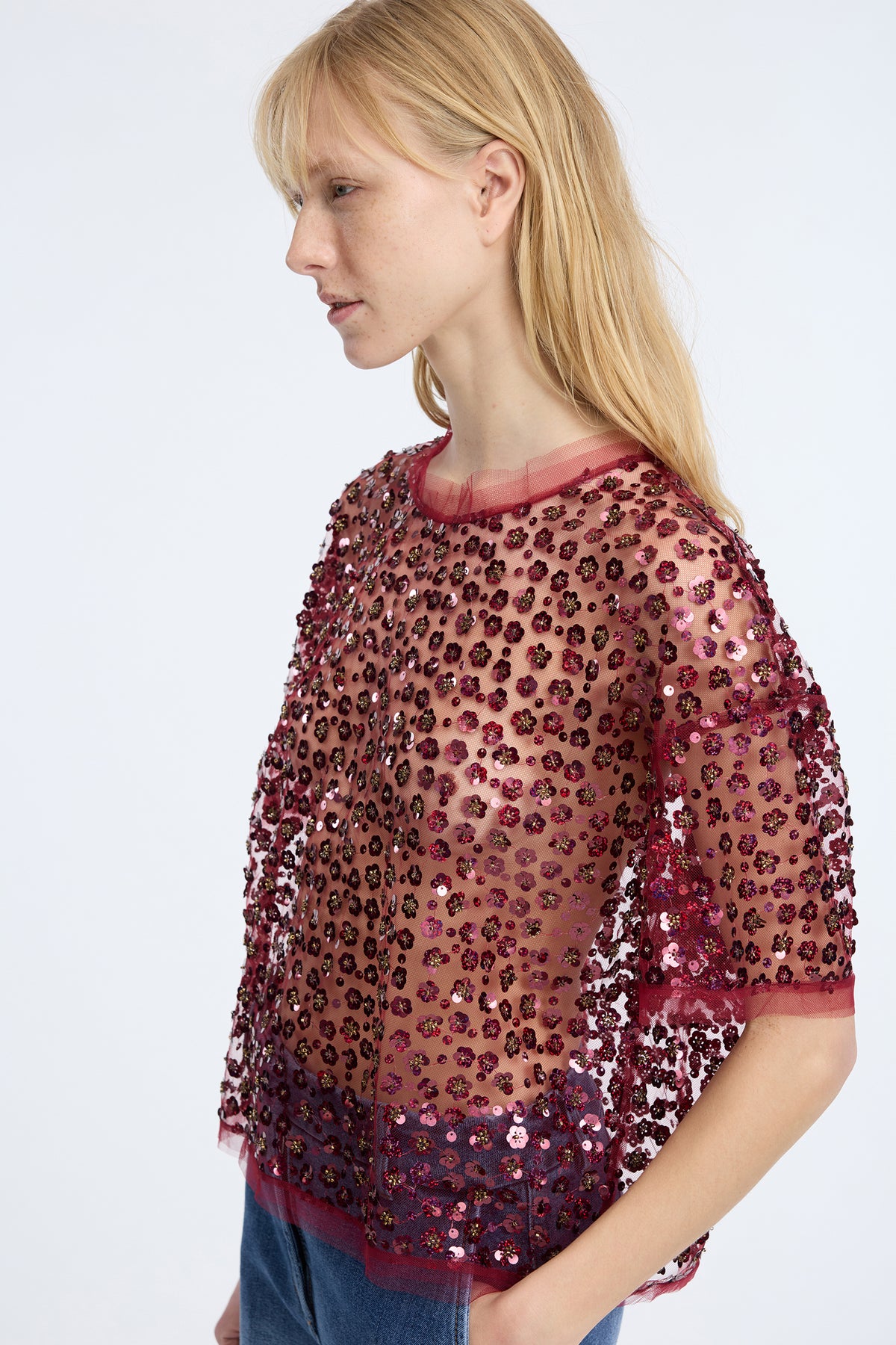 Munthe Caralee Bluse - Bordeaux