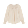 Gustav Amara Bluse - White Swan