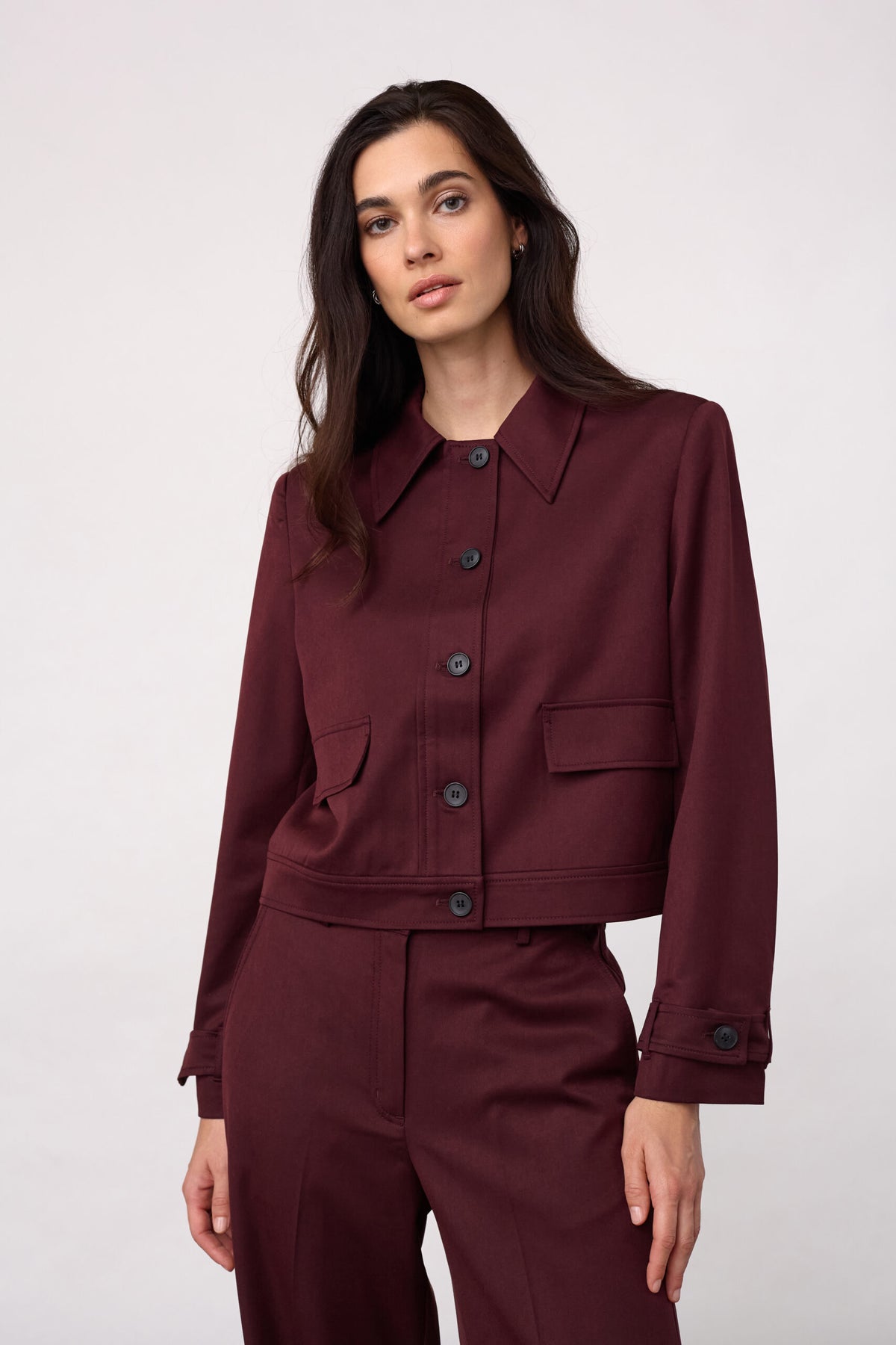 Co'couture TerryCC Jakke - Wine Red