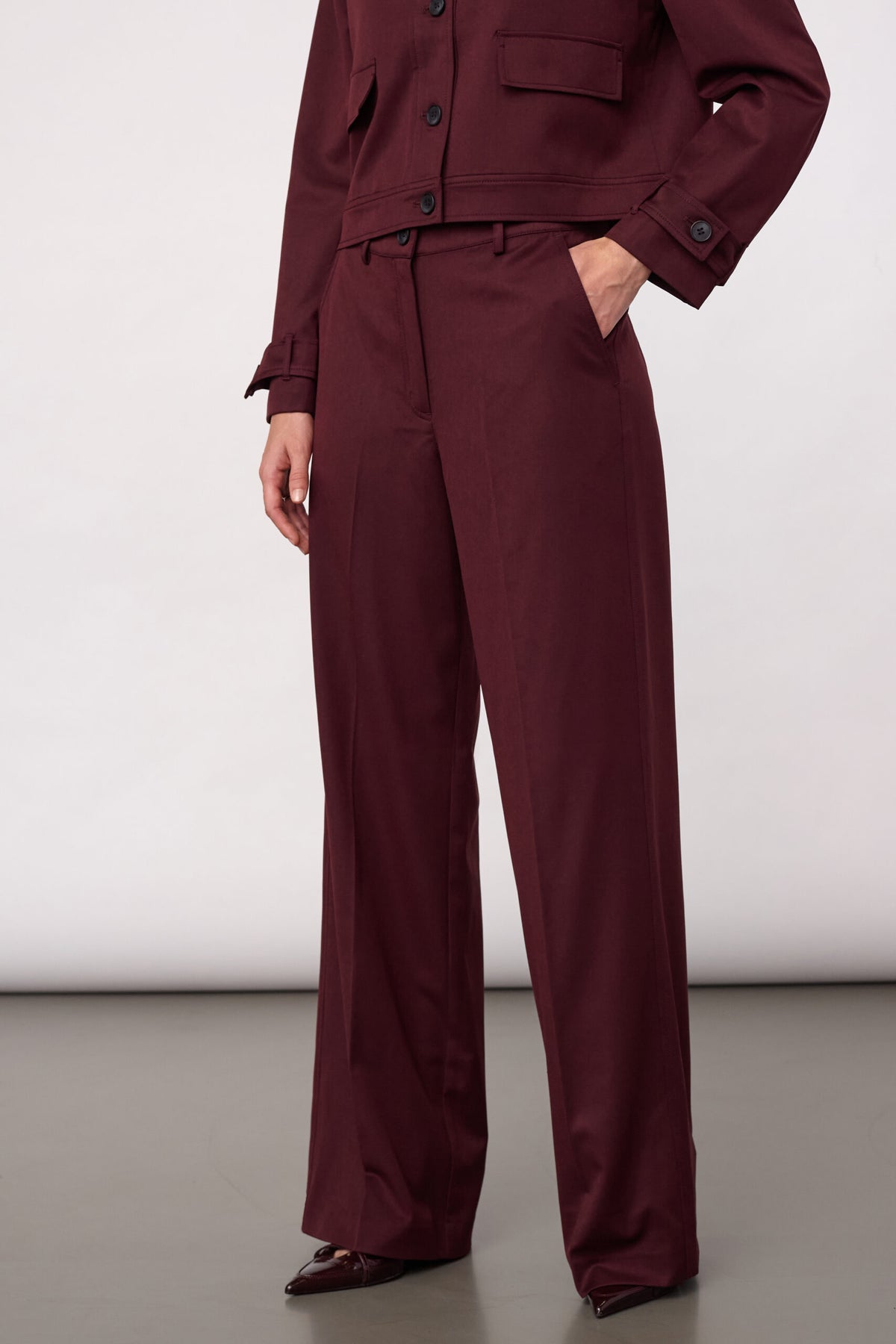 Co'couture TerryCC Bukser - Wine Red