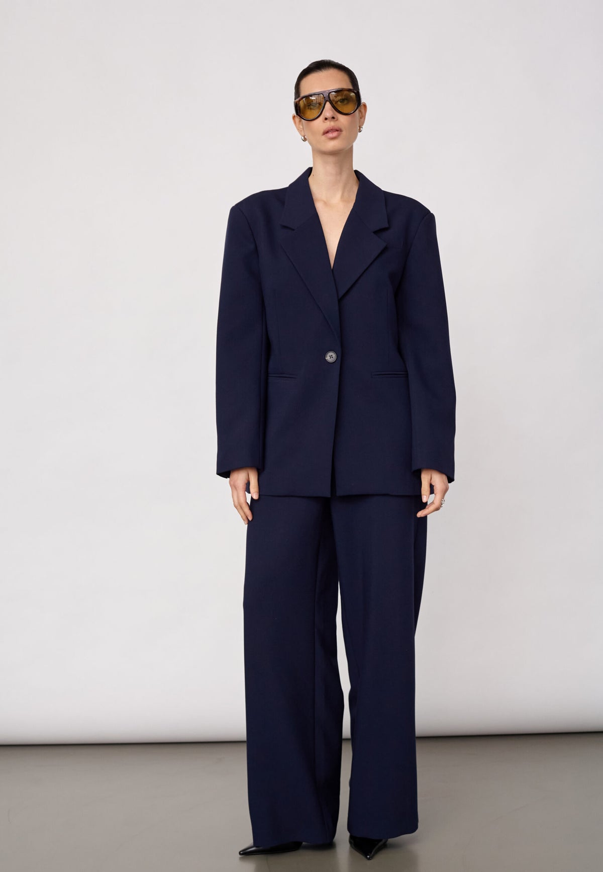 Co'couture MavaCC Power Blazer - Navy