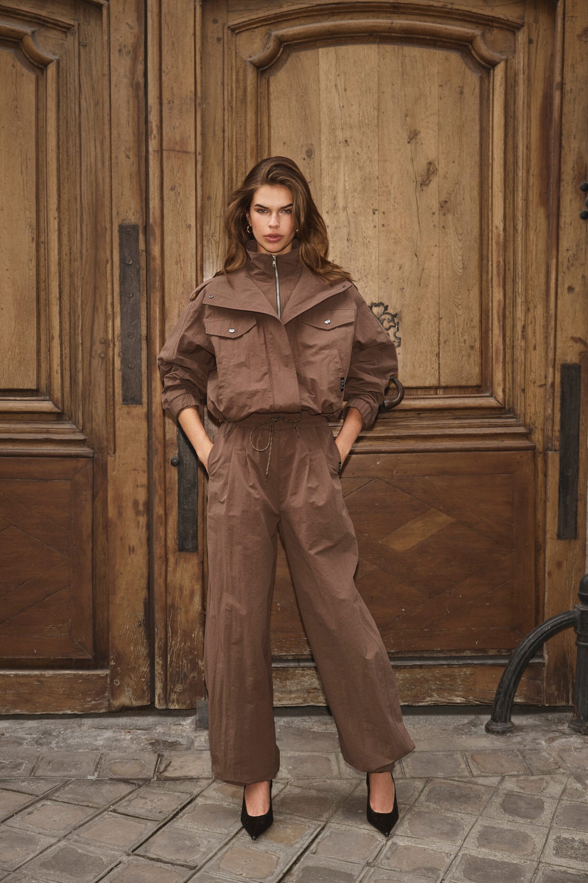 Co'couture AlinaCC Pull-On bukser - Brown