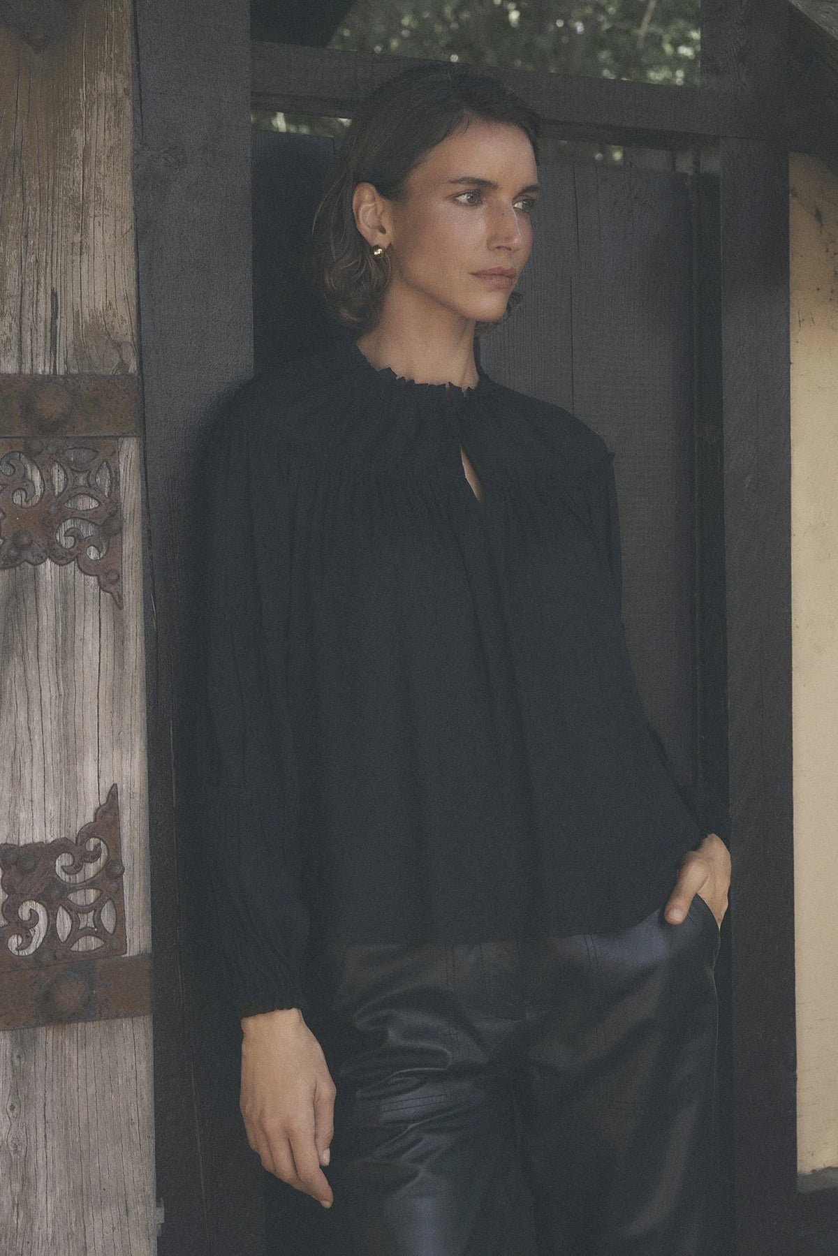 Gustav Annsofie bluse - Black