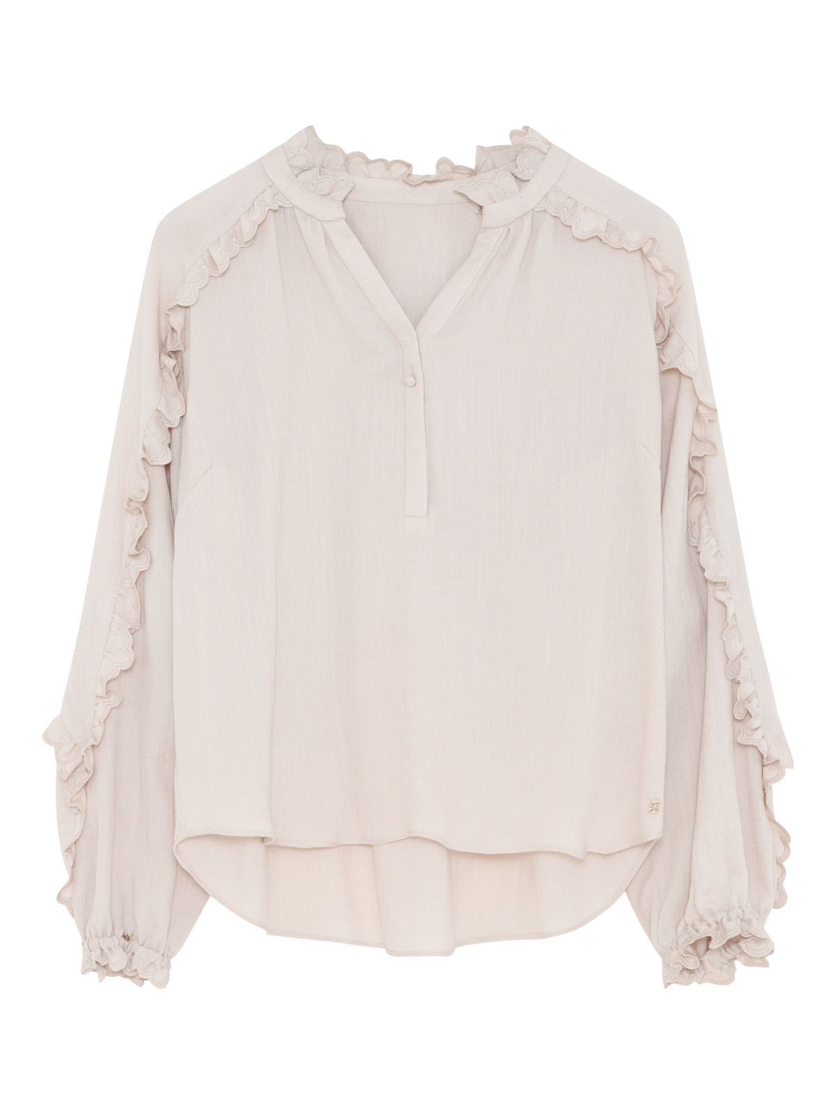 Gustav Annsofie 63620 Bluse - Almond