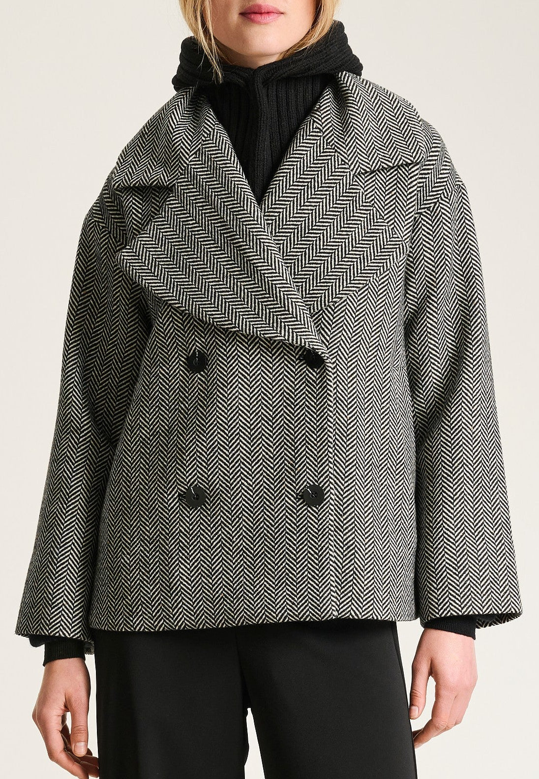 Bitte Kai Rand Nishin Jakke - Herringbone