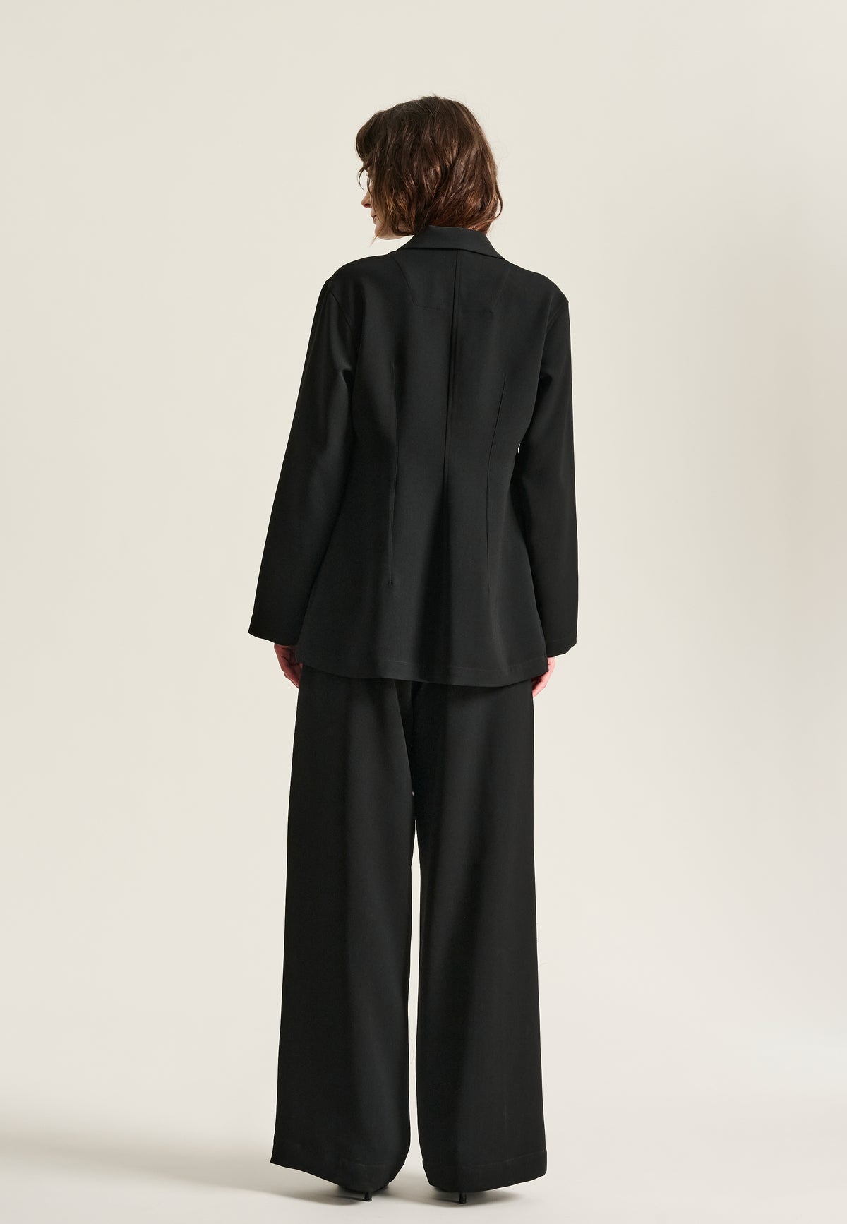 Bitte Kai Rand Kurosaki Blazer - Black/ Ivory Piping
