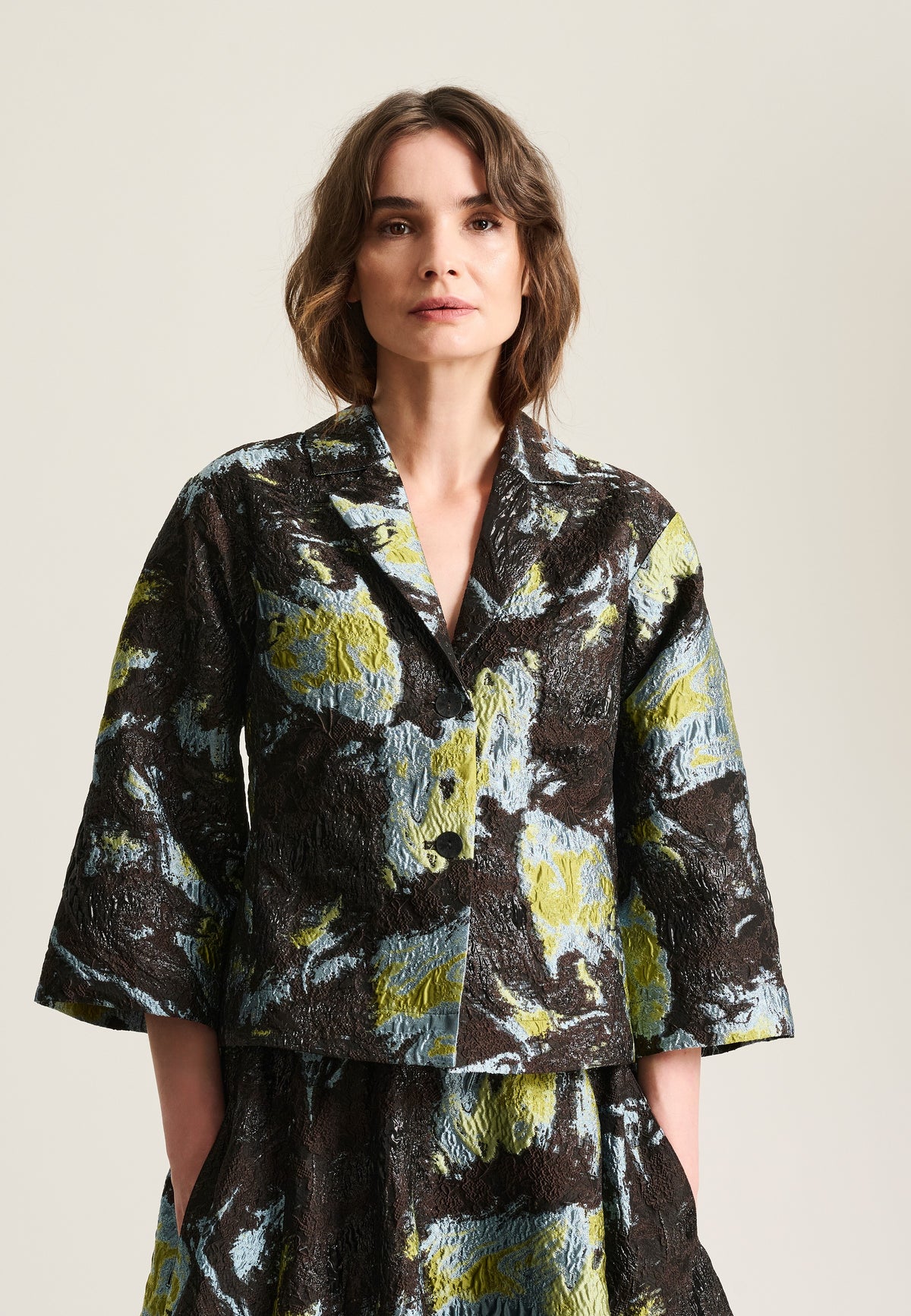 Bitte Kai Rand Yataki Jakke - Festive Jacquard