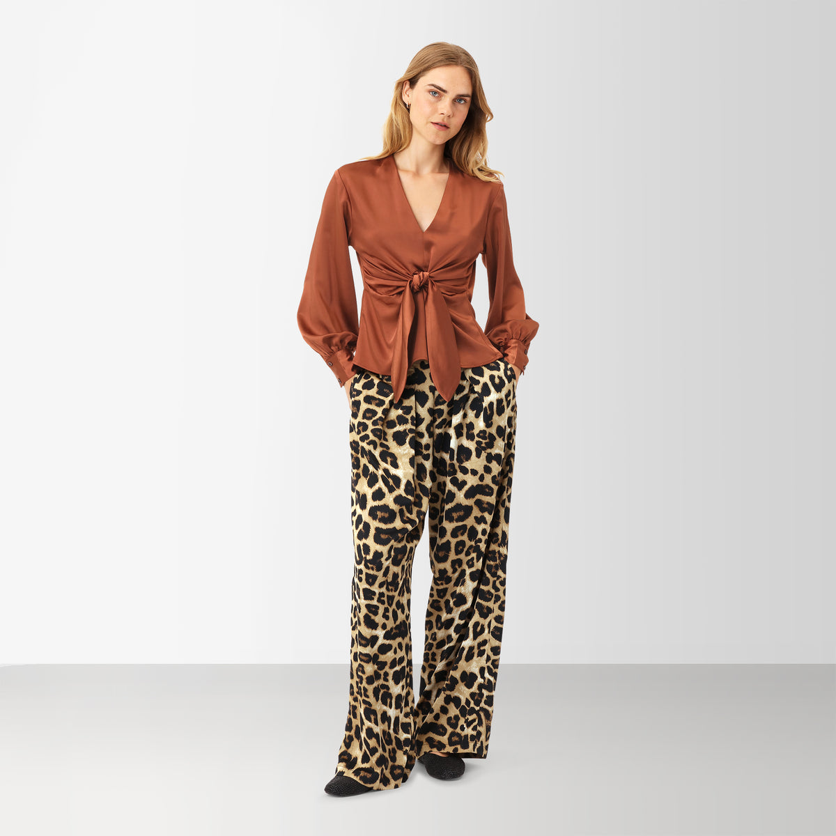 Karmamia Blake Bukser - Hammered Leopard