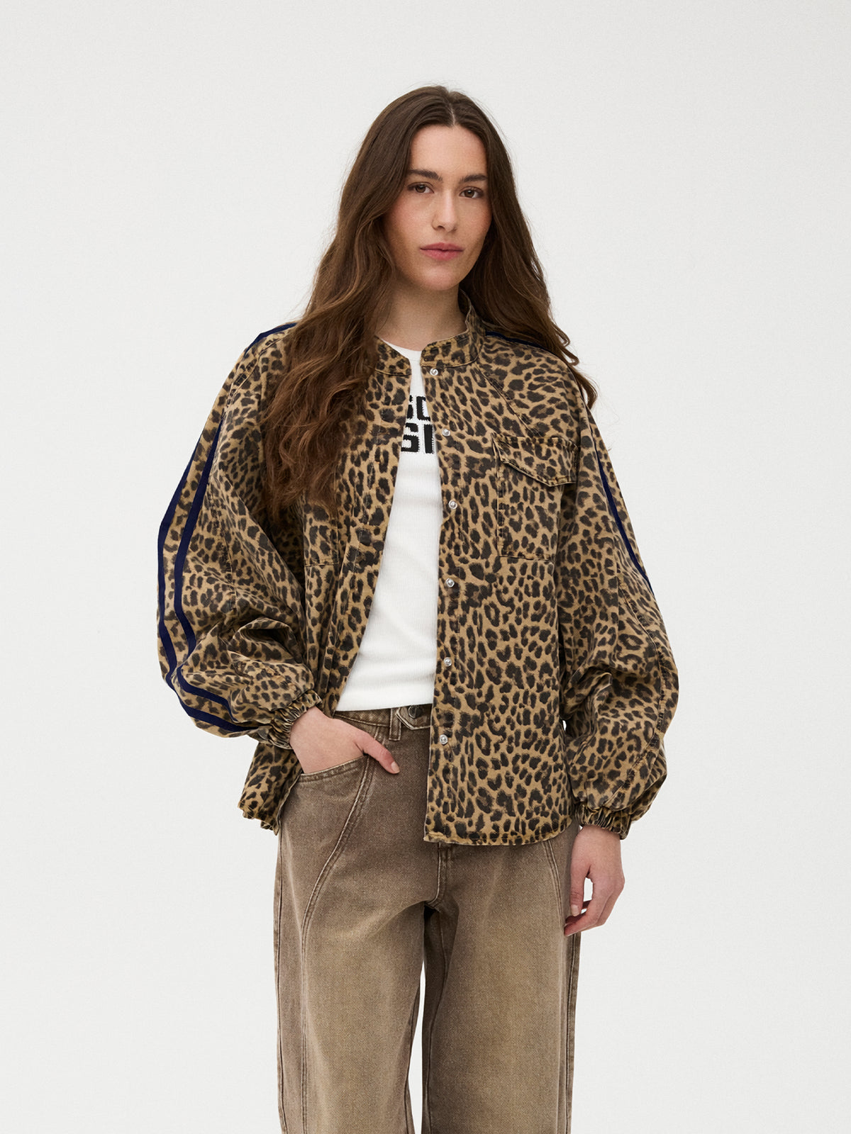 Gossia BasmaGO Jull Jacket Skjorte - Leopard Print