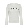Haute L'amitié Clean LS Logo T-shirt - Off-White
