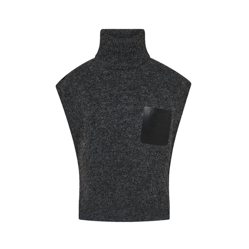 Haute L'amitié Darcia Pocket Strikvest - Antracit Melange