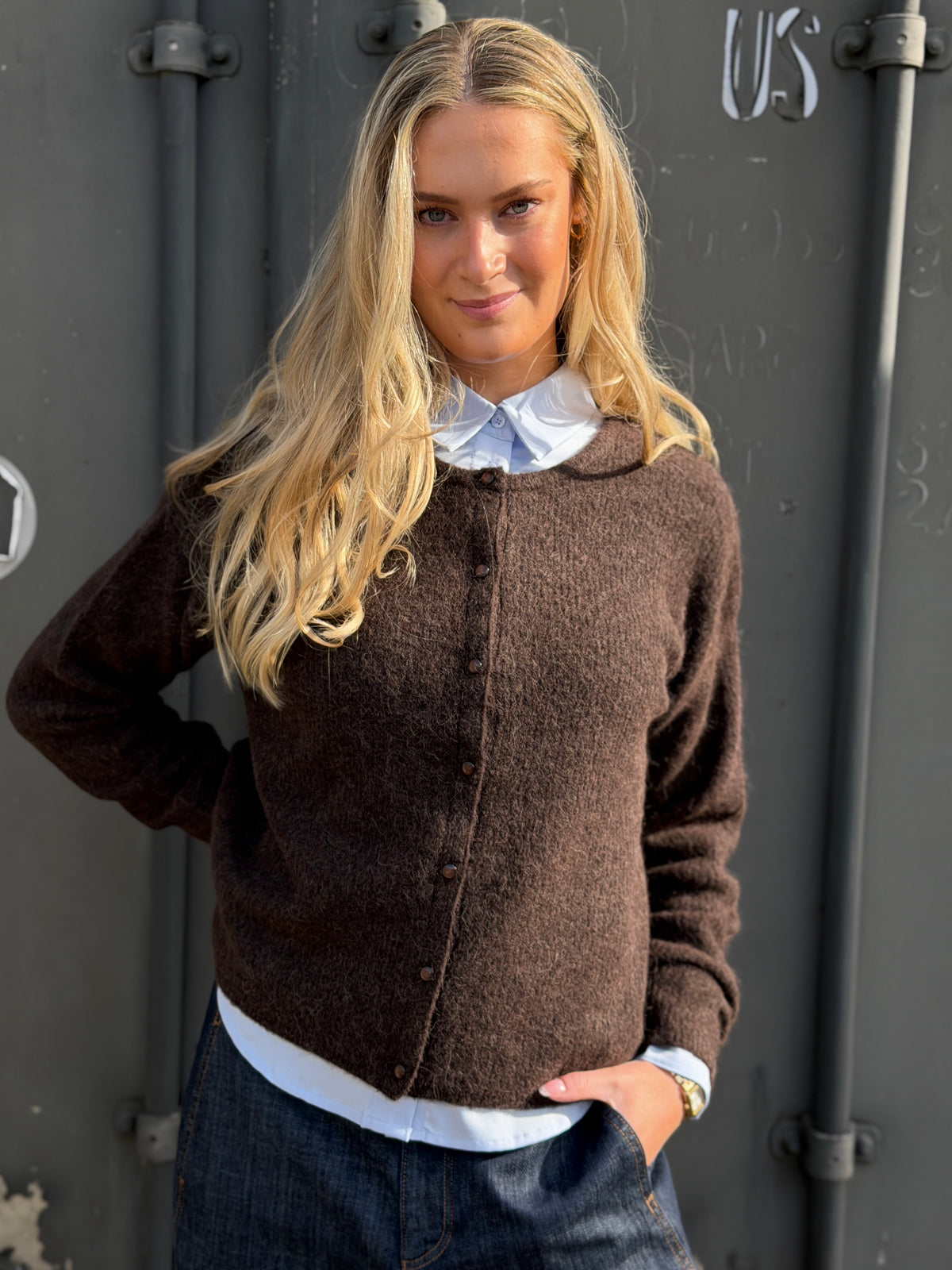 Mos Mosh MMAlmine Strik Cardigan - Delicioso