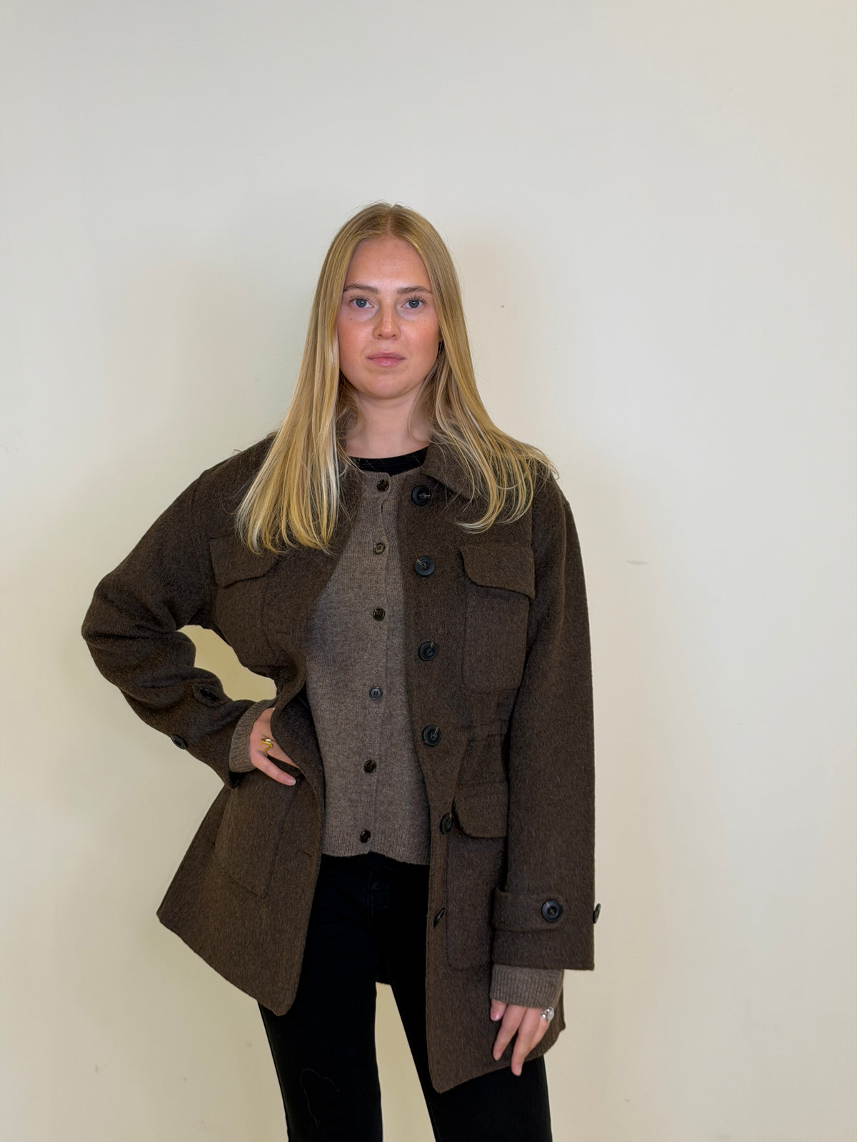 Gustav Dicte Frakke - Choco Brown