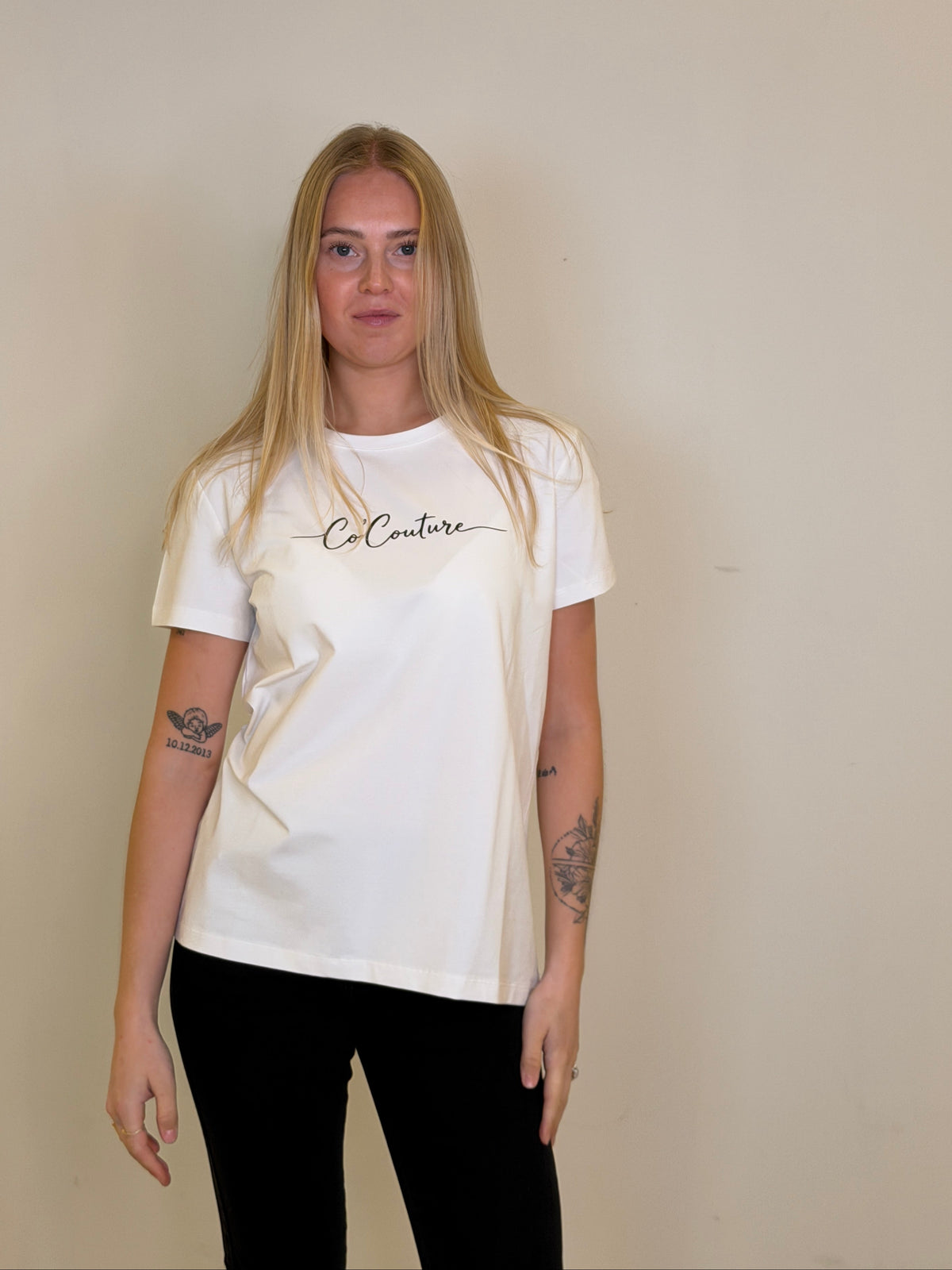 Co'couture SignatureCC Script T-shirt - White