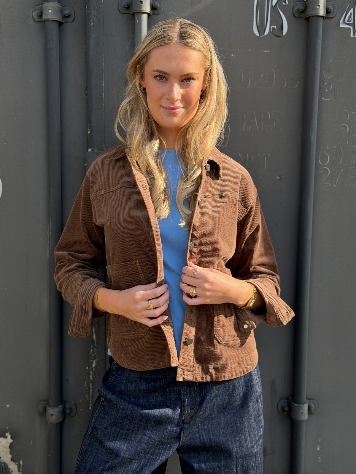 Cero Corduroy Jakke - Tobacco