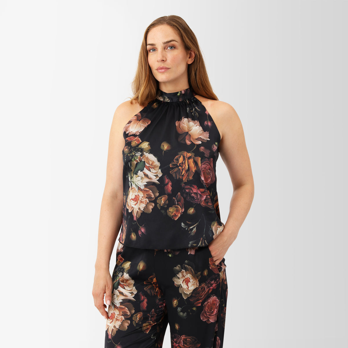 Karmamia Lana Top - Scarlett Flower