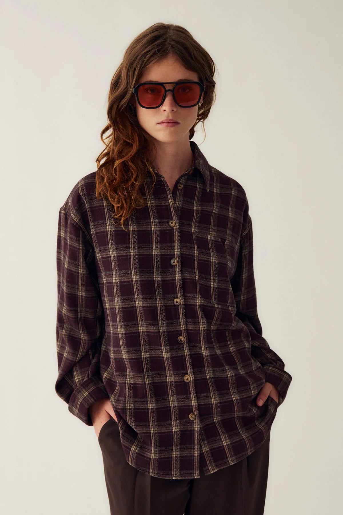Noella Marlon Skjorte - Dafnee Brown Check