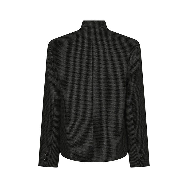 Neo Noir Paria Check Blazer - Dark Grey