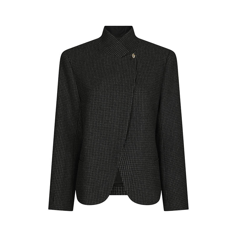 Neo Noir Paria Check Blazer - Dark Grey