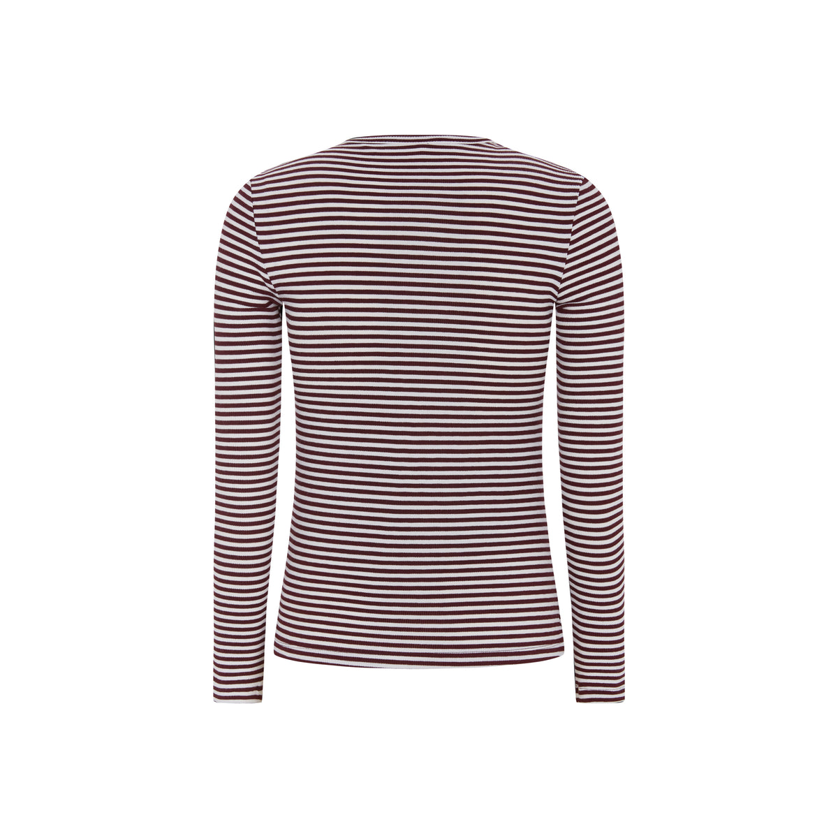 Soft Rebel SRFenja Stribet Langærmet T-shirt - Vinyard Wine