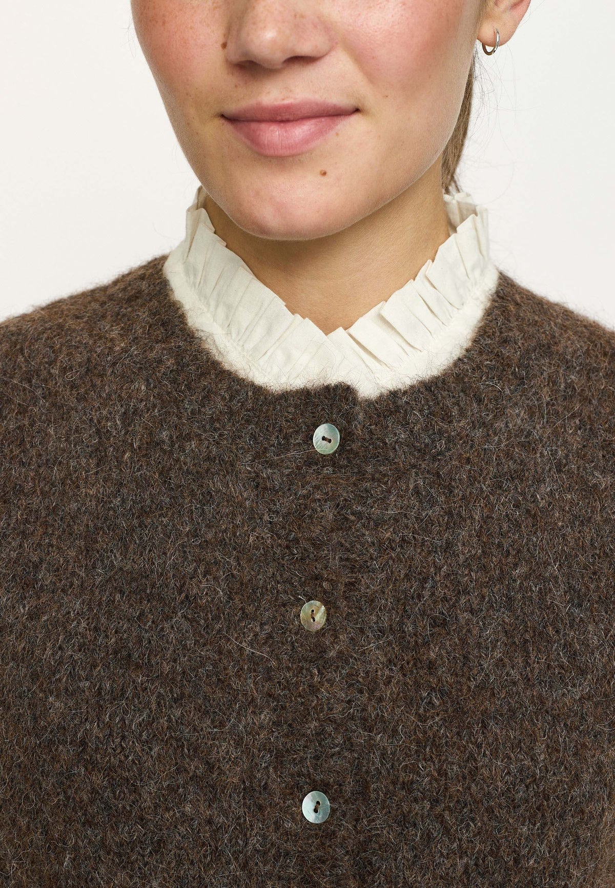 Soft Rebels Camilla Strikvest - Demitasse Melange