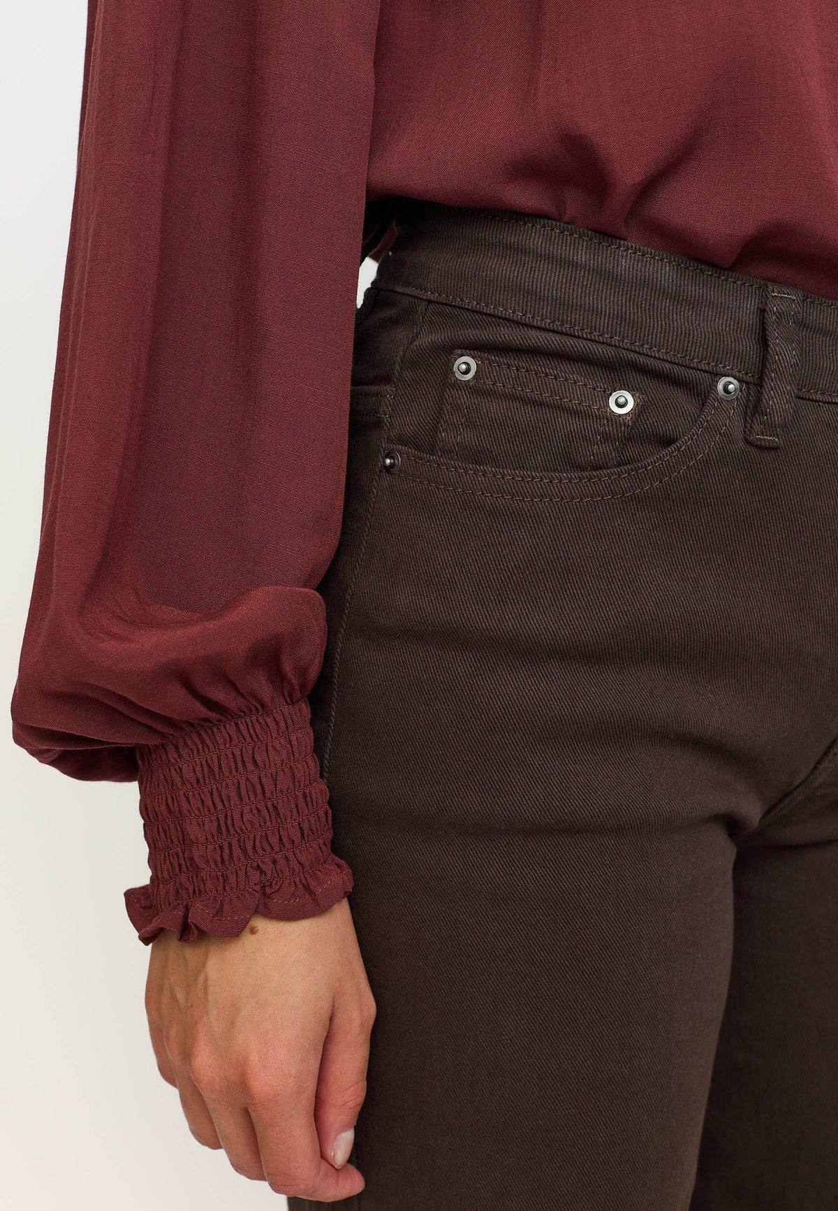 Soft Rebels SREma Willa Wide Jeans - Demitasse
