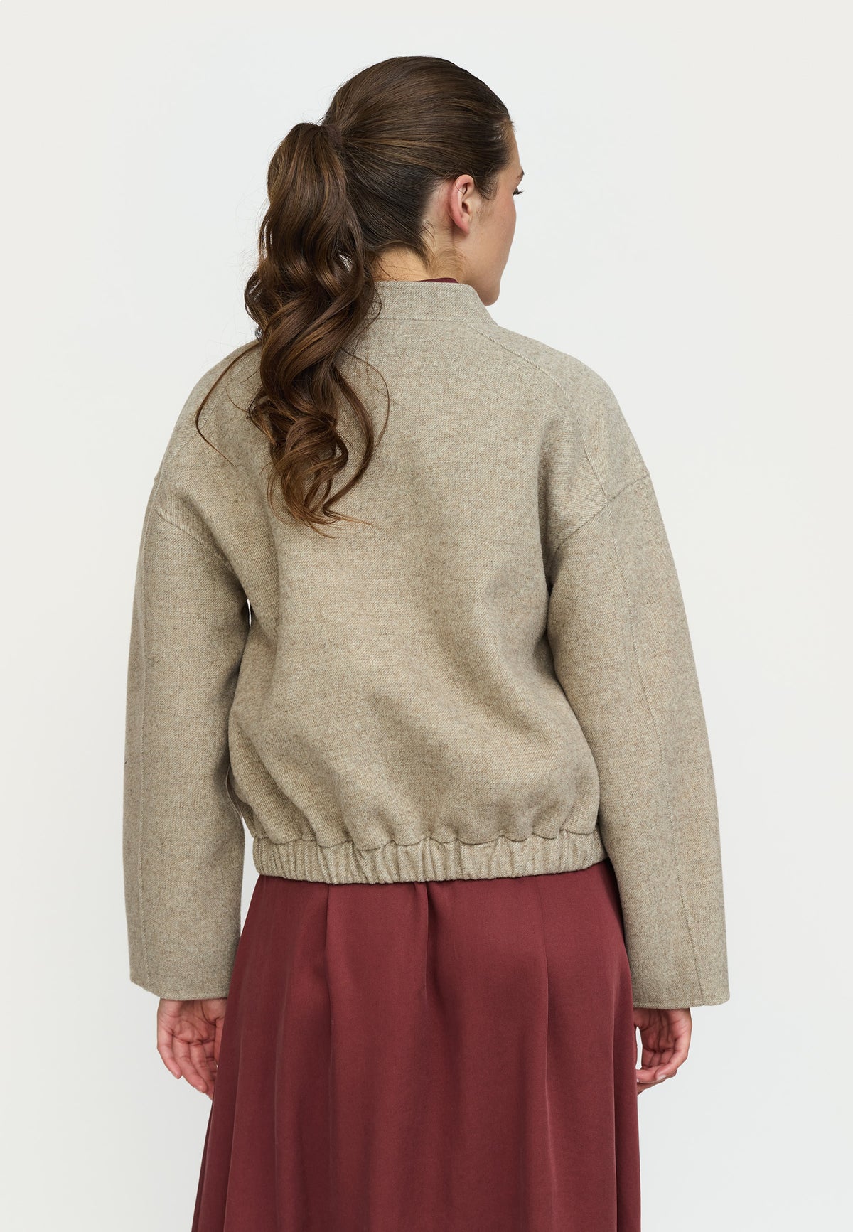 Soft Rebels SRMallory Jakke - Silver Mink