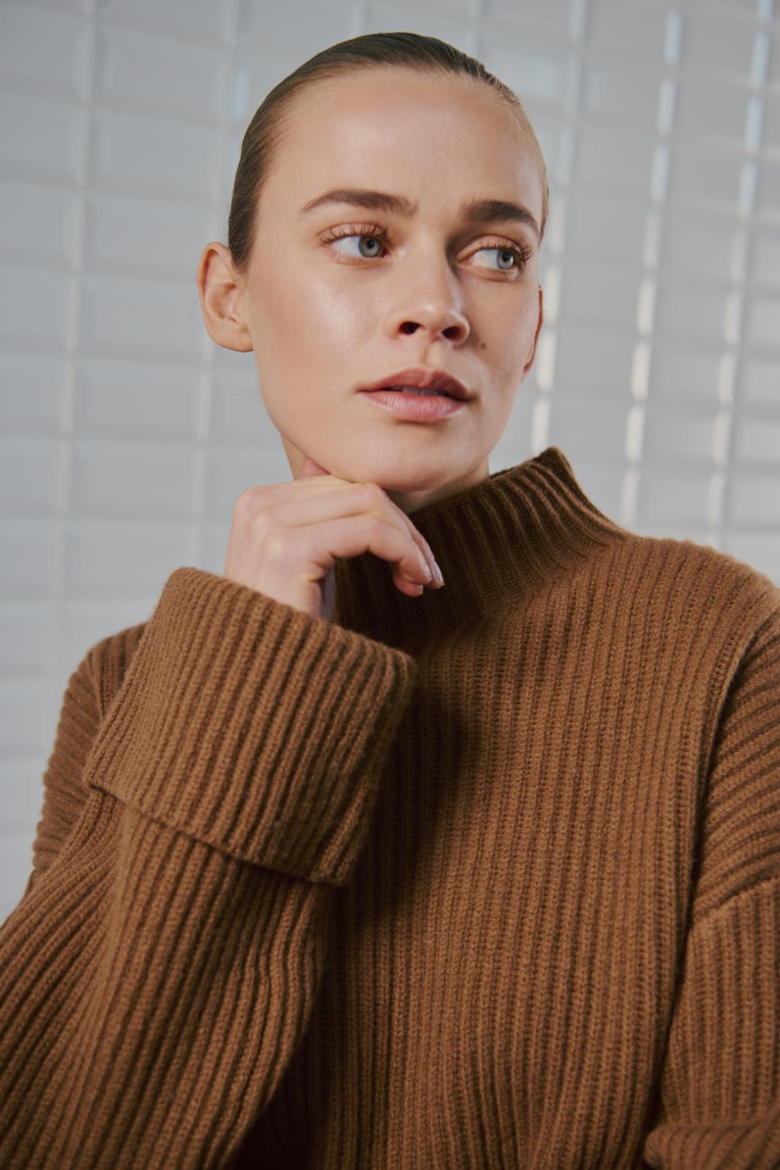 Withblack Caroline LS Sweater - Camel