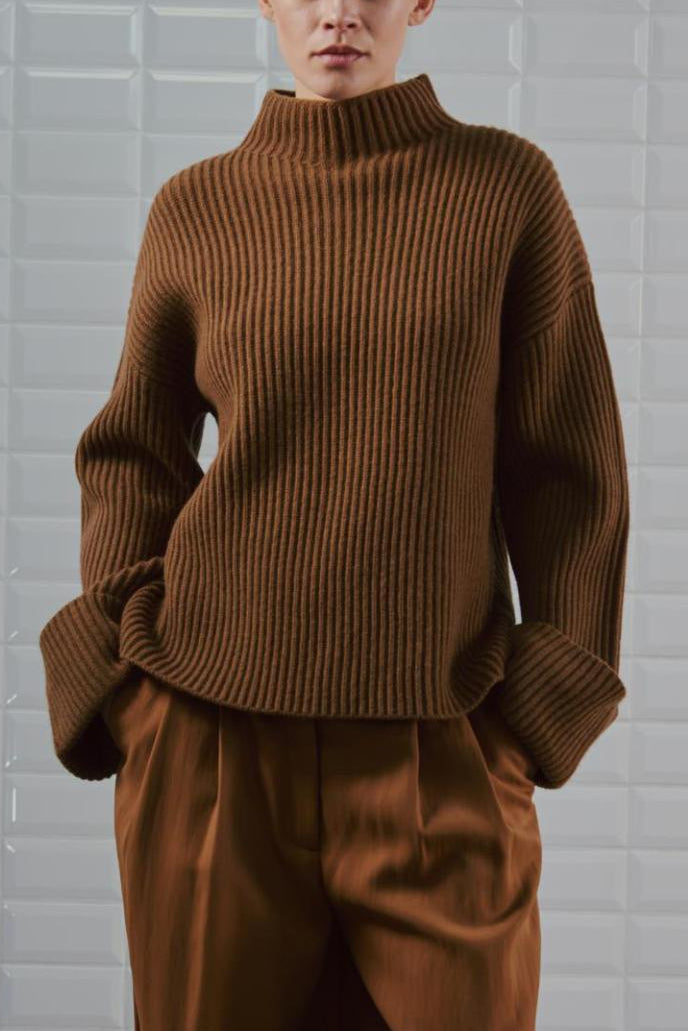Withblack Caroline LS Sweater - Camel