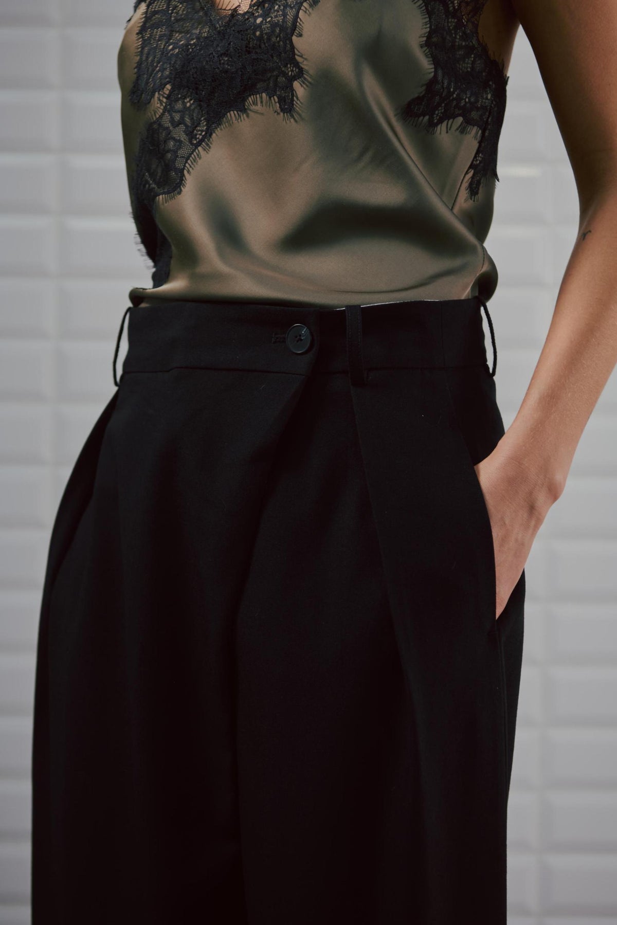 Withblack Juana Tailored Bukser - Black