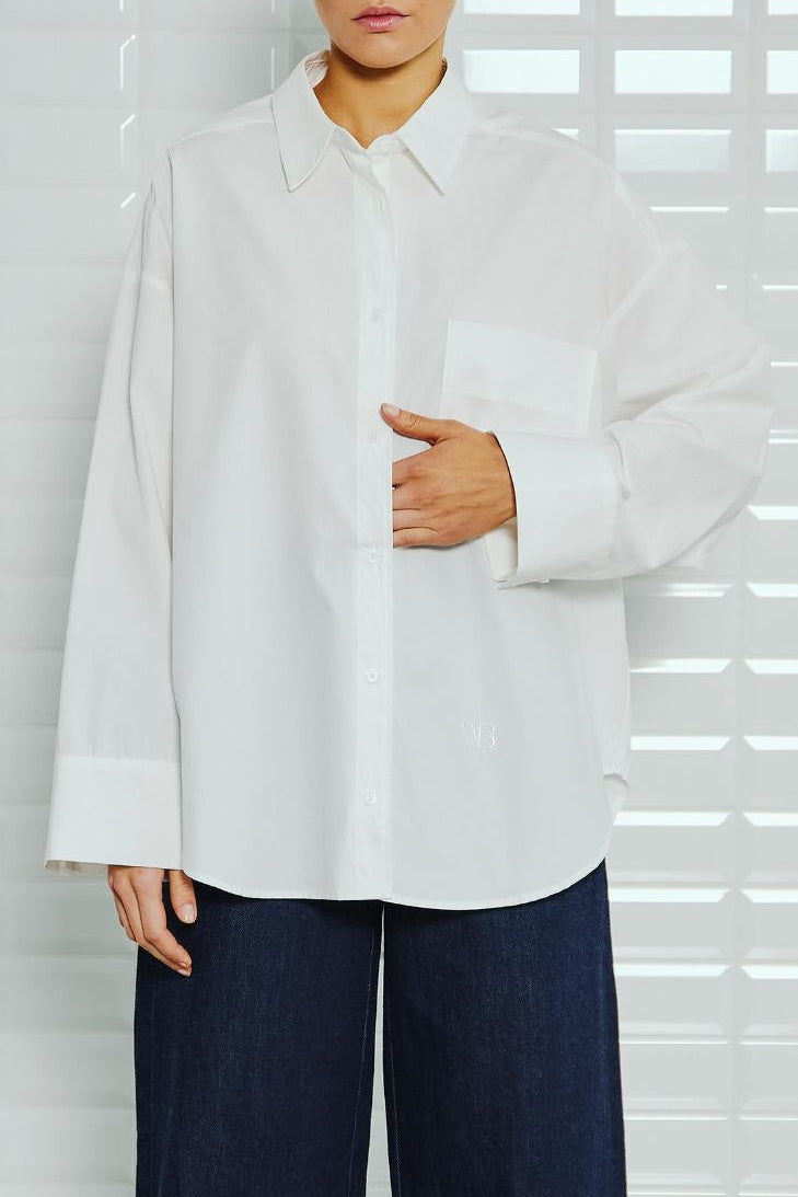 Withblack Nolan LS Skjorte - White