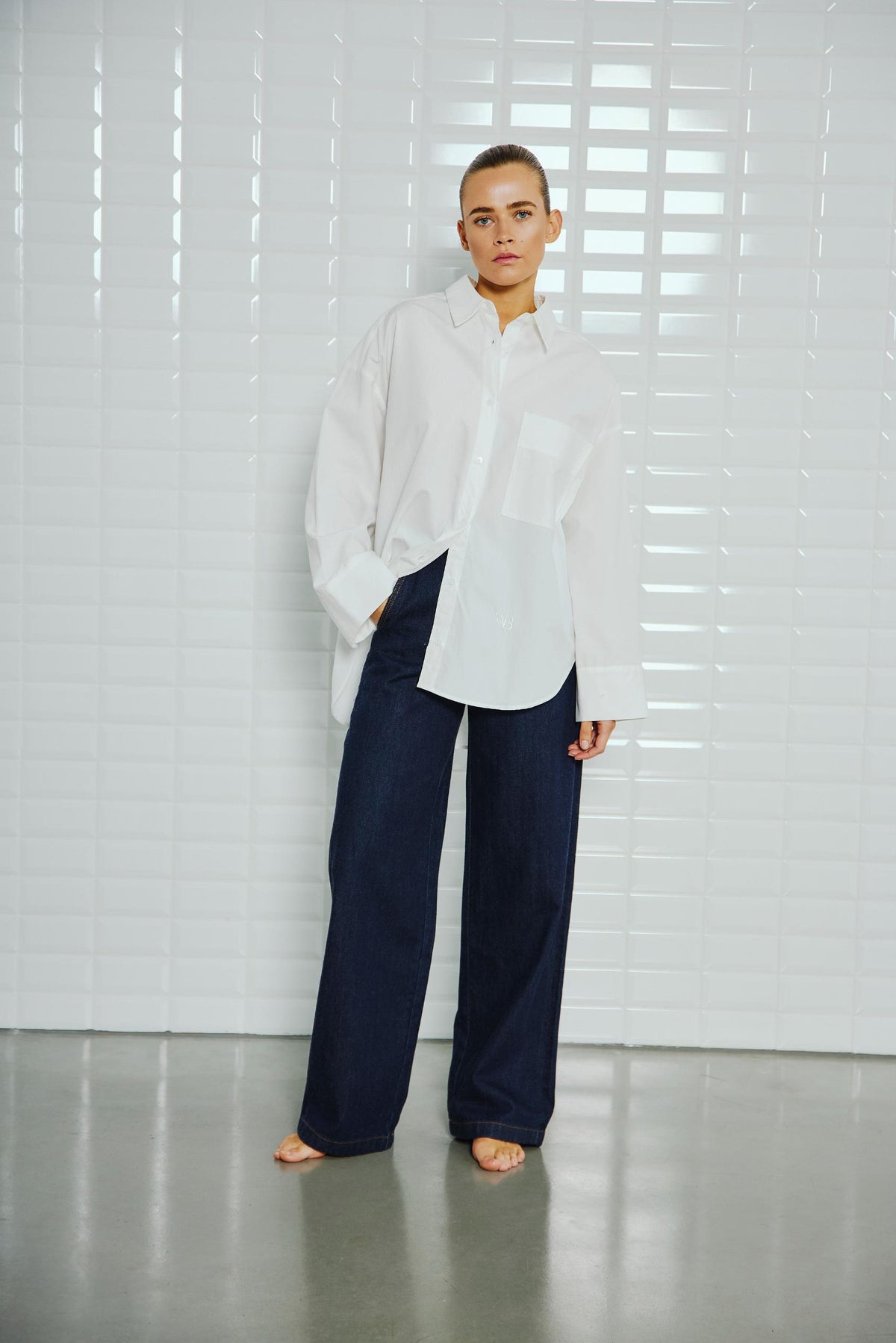 Withblack Nolan LS Skjorte - White