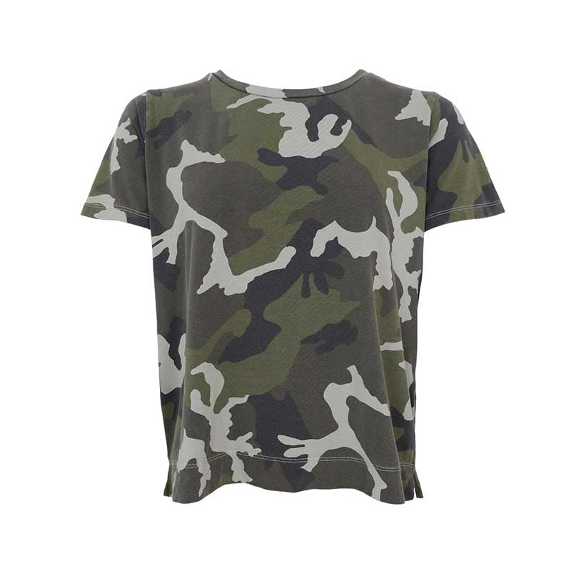 Black Colour BCZelda SS T-shirt - Army Camouflage
